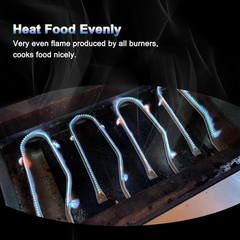 Replacement Parts for Jenn Air 720-0337 Grill 4 Burner, Grill Grates & Flame Spr