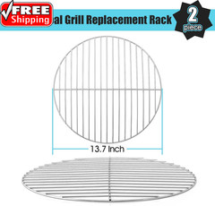 Replacement Cooking Grate for Small 13.7 Inch Charcoal Grill, round Chromed Iron