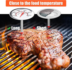 1.85″ Lid Temperature Gauge for Most of Char Broil Gas Grills, Grill Thermometer