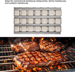 Ceramic Briquettes Grill Bricks Replacement 50 Piece Barbecue Briquettes Gas Gri