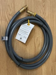 JH Ksun 1/2″ Natural Gas Hose with Quick Connect BBQ Grill Pizza Oven 10 1/2 Ft