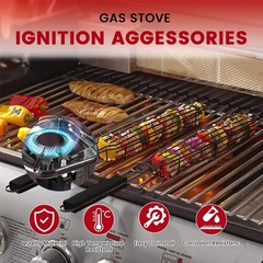 High Temp Piezo Spark Igniter Kit for Fireplace & Kitchen Use – 1 Pack