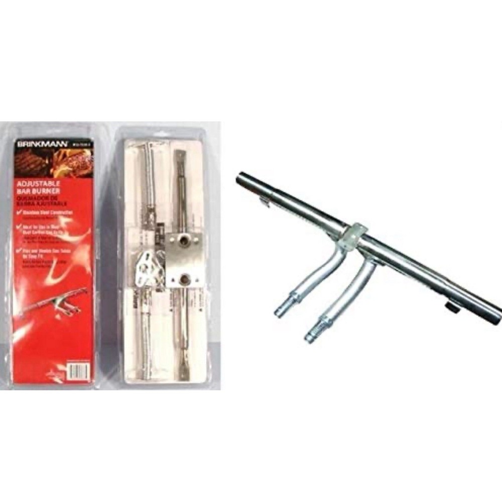 New Brinkmann Adjustable Bar Burner Stainless Steel 812-7233-S