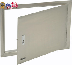 Bull Outdoor Products Stainless Steel Door with Lock and Key 16″ X 23″