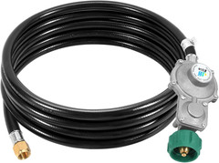 Gassaf 10FT 2 Stage Propane Regulator Hose Gas Propane Regulator and Hose