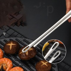 Sleek Design Stainless Steel Grill Tweezers Perfect for Meat and Vegetables