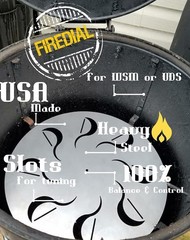 Lavalock Firedial Baffle Plate Heat Management System For Charcoal Bbq And