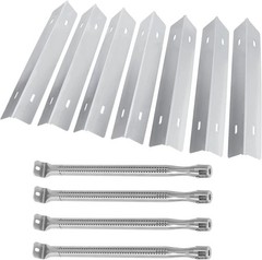 Stainless Steel Heat Plates and Grill Burners Set for Napoleon Rogue Series, Pre
