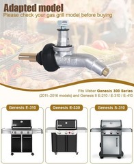Main Burner Control Valve Manifold for Weber Genesis 300 Series (2011-2016) and
