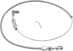 24″ Universal Braided Stainless Steel Throttle Cable Kit for Bikes