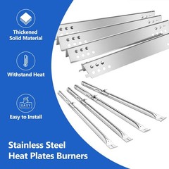 463342119 Grill Replacement Part Charbroil Performance 4 Burner Heat Tents Parts