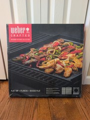 Weber Crafted Flat Top Griddle Model 7672 Select Genesis Spirit Smoker NIB
