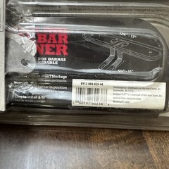 Backyard Grill Stainless Steel DUAL BAR BURNER Small Universal Fit 12.75-17″ NOS