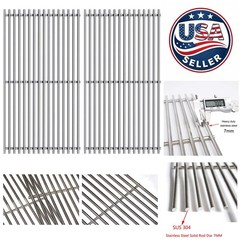Rust Resistant 16.5″ Stainless Steel Cooking Grates Set for Outdoor Grilling