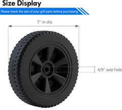 7 Inch 70-05-104 DGH450CRP DGH474CRP Wheels Replacement Parts for Dyna Glo Grill