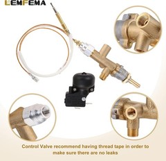 Propane Gas Patio Heater Repair, Replacement Parts for Thermocouple Sensor & Dum