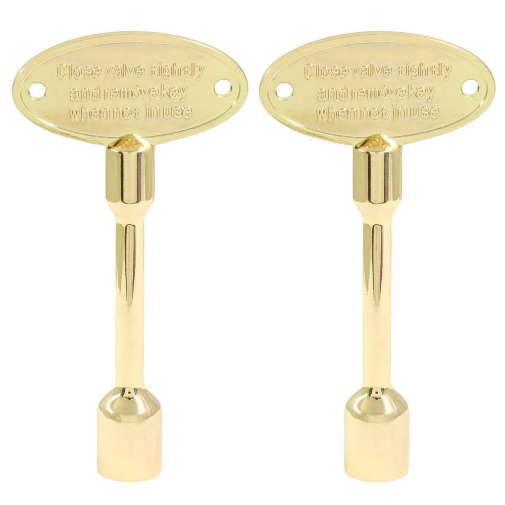 2 Pack 4 Inch Universal Gas Valve Key, Fits 1/4″ and 5/16″ Fireplace Replacem…