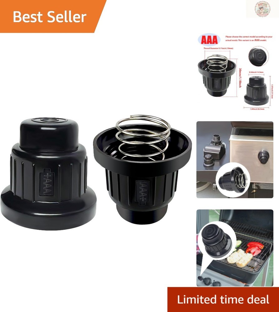2-Pack AAA Battery Push Button Igniter Caps for Char-Broil & Blackstone Grills