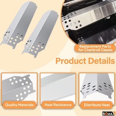 Grill Replacement Parts for Charbroil Classic 280 2-Burner Stainless Steel Heat