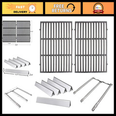 Spirit E-310 Grill Parts – Flavorizer Bars, Grill Grates & Burner Tubes for Webe