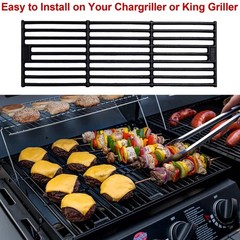19 3/4 in Grill Grates for Gas Grill Replacement Parts Cast Iron