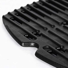 17″ x 12.7″ Cast Iron Grill Grates for Weber Q100 Q1200 Gas Grills – 2PCS Replac