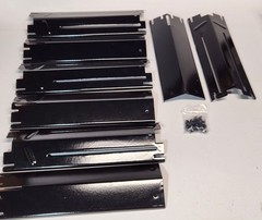Universal Replacement Heavy Duty Adjustable Porcelain Steel Heat Plate Shield