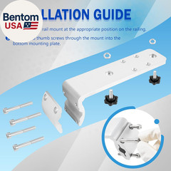 58182 Replacement for Any Kuma BBQ Grill Inboard/Outboard Marine Rail Mount Gril