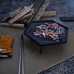 SXL Fiberglass Fireproof Barbecue Pad Heat Resistant Outdoor Camping Table