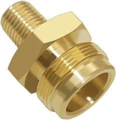 Propane Gas Fitting 1/4 Male NPT X 1-20 Male for RV Camping Grill Lantern Heater