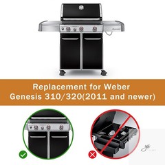 7628 Grill Igniter Kit for Weber Genesis 310 and 320 Gas Grills with Front Mount