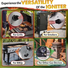 Durable Gas Grill Igniter with Tool-Free Installation – Fits AA Battery Systems