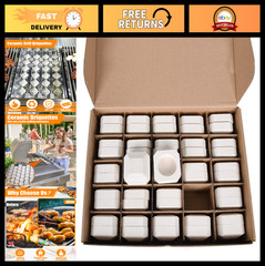 Ceramic Briquettes Replacement for Gas Grills – Set of 50 PCS, Fits L27, L30, CS