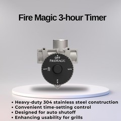 Fire Magic Double Gas Timer Box, 1 Hour (5521-12T)