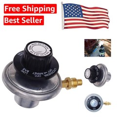 Adjustable Propane Gas Regulator M12x1 – Certified Pressure Relief Valve