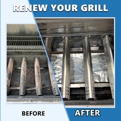 Grill Parts Kit for Charbroil 5-6 Burner, Heavy Duty Cast Iron Grates, Stainl…