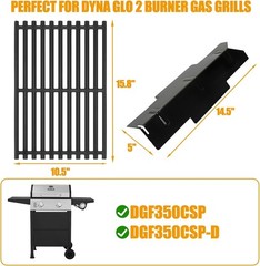 BBQ Grill Replacement Parts for Dyna-Glo DGC350CNP-D Heat Plates & Grates