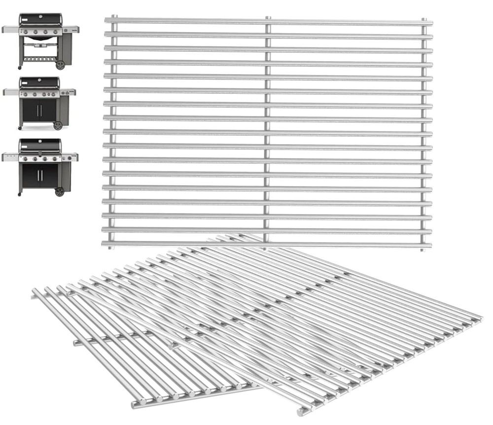 66089 Genesis II GS4 Grill Grates for Weber 4 Burner Genesis 2 GS4 Grill Part…
