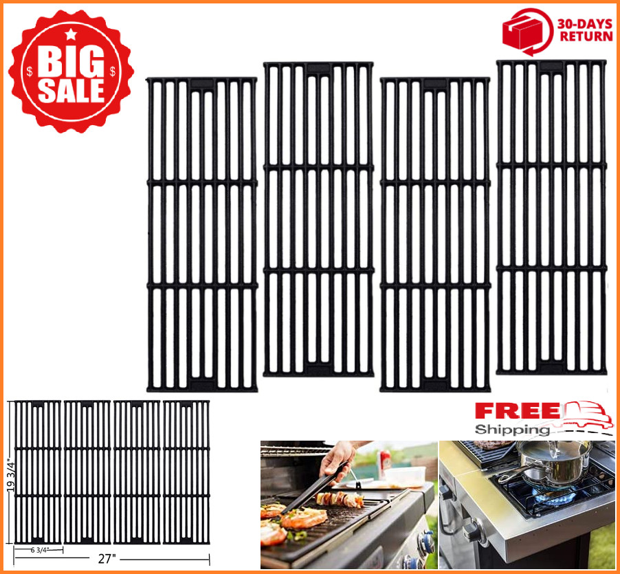 19 3/4″ Cooking Grid Grates Replacement for Chargriller 2121/2123/2222/2828 4Pcs