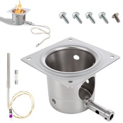 Pellet Grill Fire Burn Pot & Hot Rod Ignitor Kit – Replacement Parts for Smokers