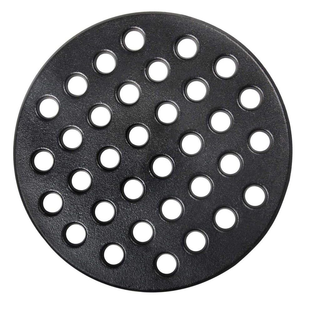 Dracarys Round cast Iron fire Grate, BBQ high Heat Charcoal L-9 Inch, Green
