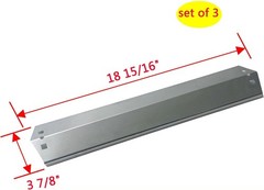 18 15/16″ Heat Plates Replacement Parts for CharGriller 3001 King Griller 3008