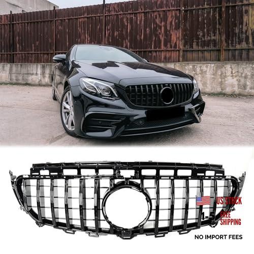 Black Front Grille for Mercedes-Benz E-Class W213 2017-2020