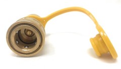 1/2″ QDD+NG Gas Hose 12′ Long Quick Disconnect Low Pressure Natural and Propane
