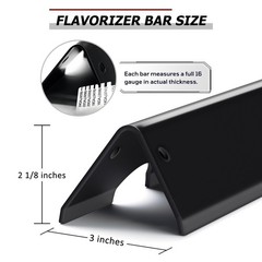 17” Flavorizer Bars for Genesis II Grill – 5 Pack, Upgraded Porcelain Steel Part