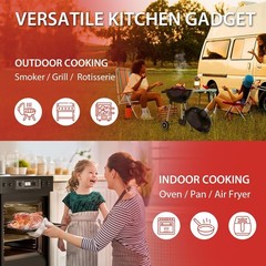 Smart Meat Thermometer Digital Instant S, Wireless instant read thermometer
