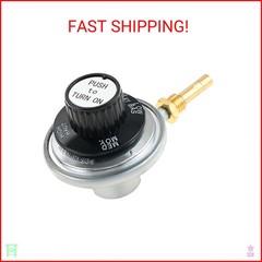 Gas Grill Regulator Control Valve with Knob, 205-REG Gas Control Valve, Replacem