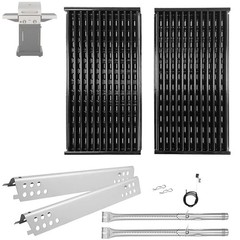 BBQration Grill Replacement Parts for 15 9/16″(2B Kit), silver black