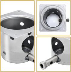 Stainless Steel Fire Burn Pot Replacement for Traeger and Pit Boss Pel…