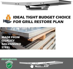 Grease Tray with Catch Pan – Dyna Glo Grill Replacement Parts, Universal Drip P